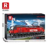 Reobrix 66019 Vectron Klemmbaustein-Modell, Elektrolokomotive in der Gesamtansicht