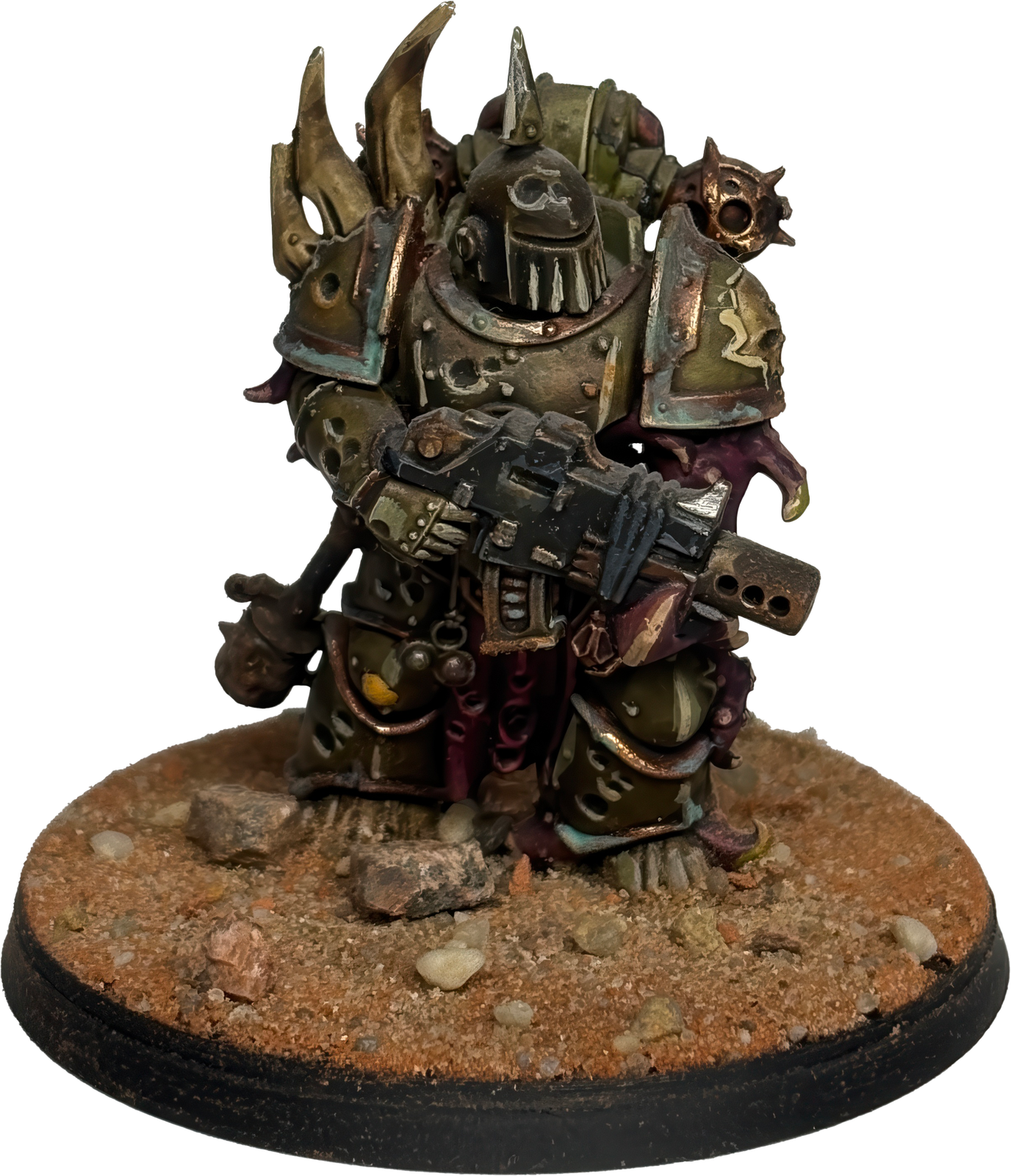 Bemalte Miniatur auf K&K Village Debris Base