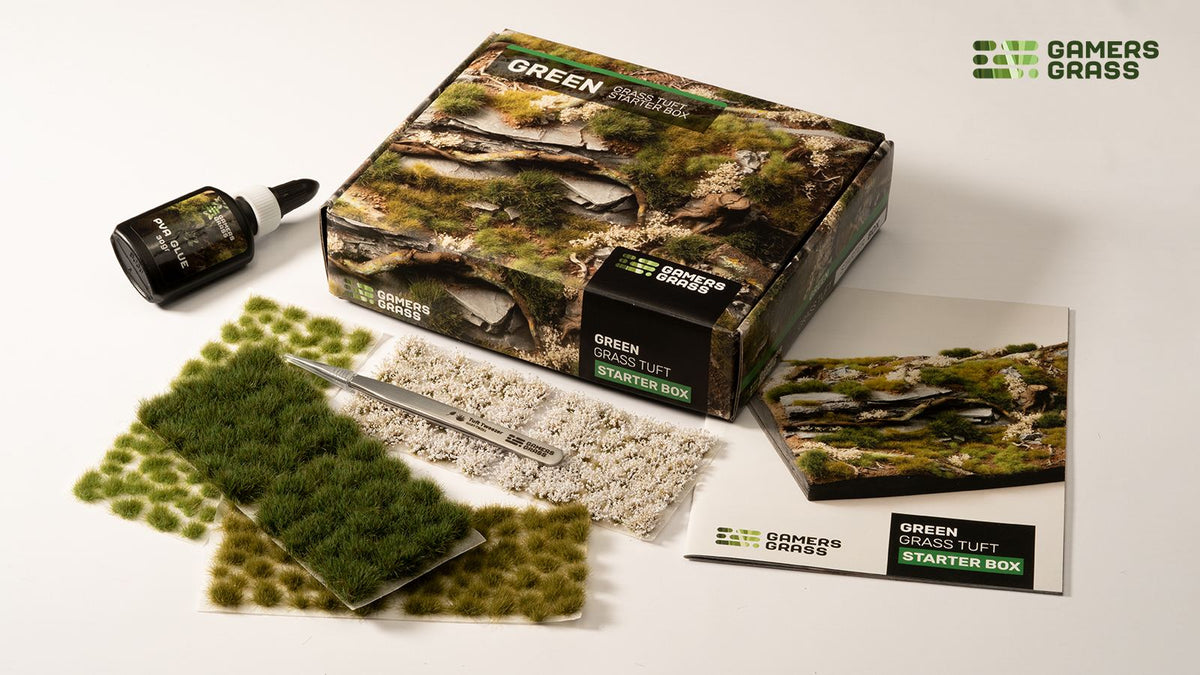 Gamers Grass – Starter Box: Grass Tuft Starter Box Green, Ansicht 2