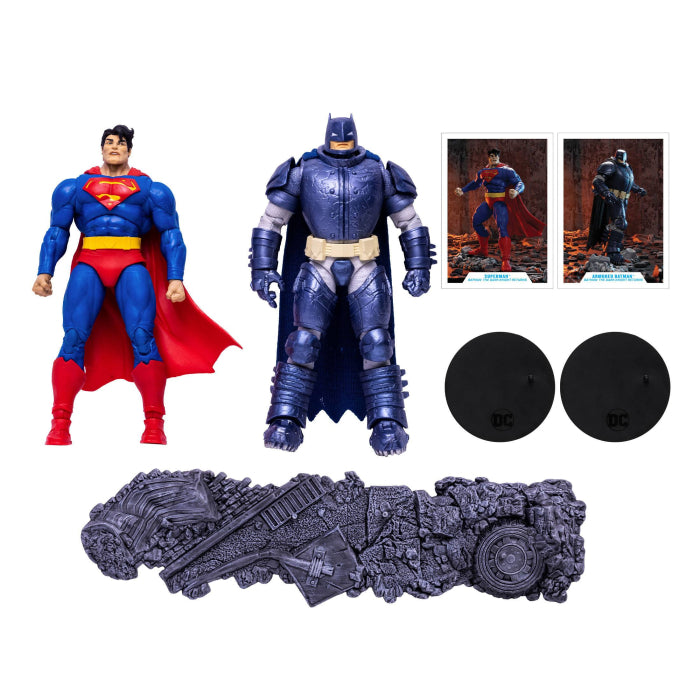 DC Actionfiguren Collector Multipack Superman vs. Armored Batman 18 cm – Bild 4