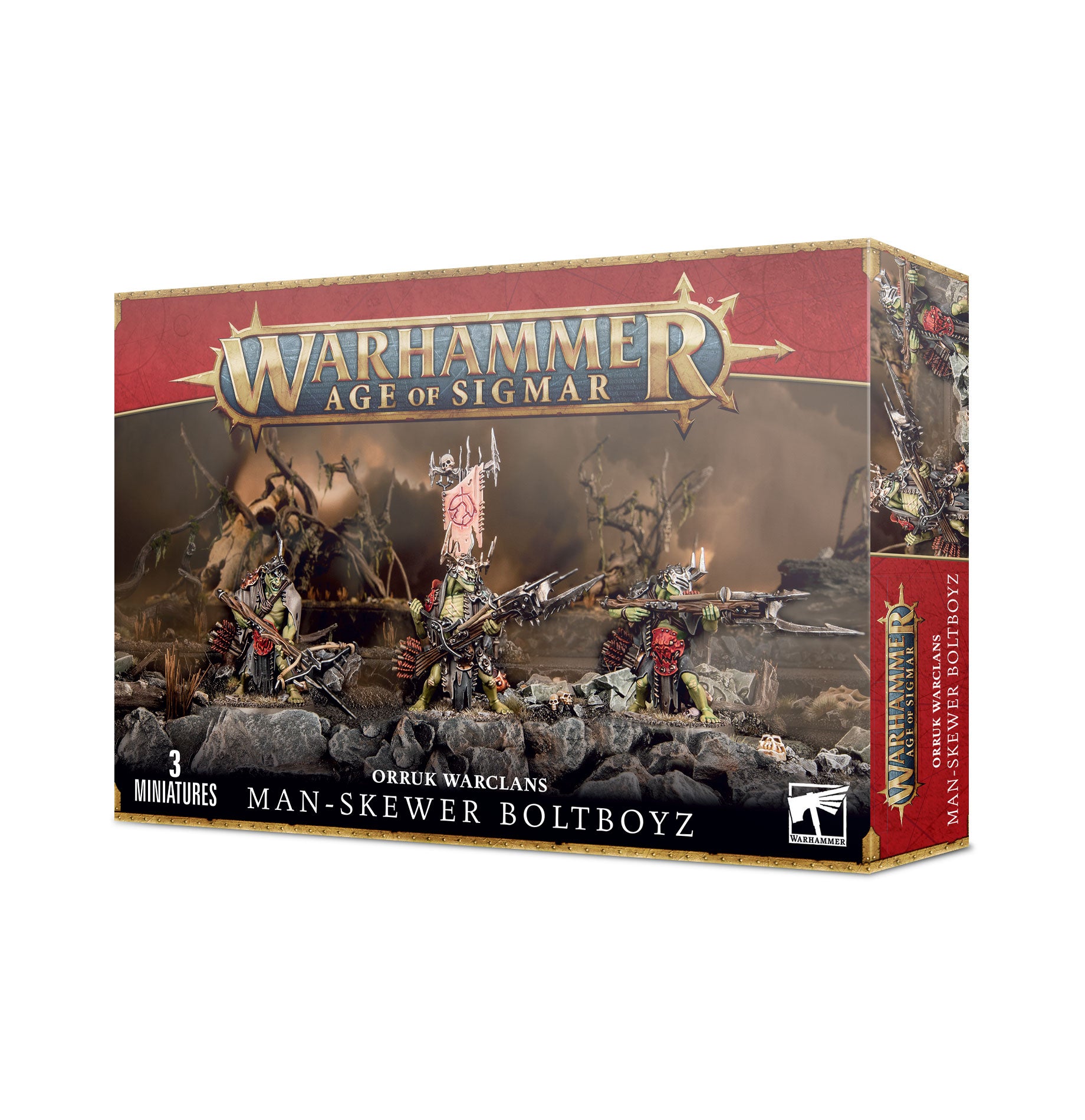 Warhammer Age of Sigmar – Orruk Warclans: Man-Skewer Boltboyz (89-67)