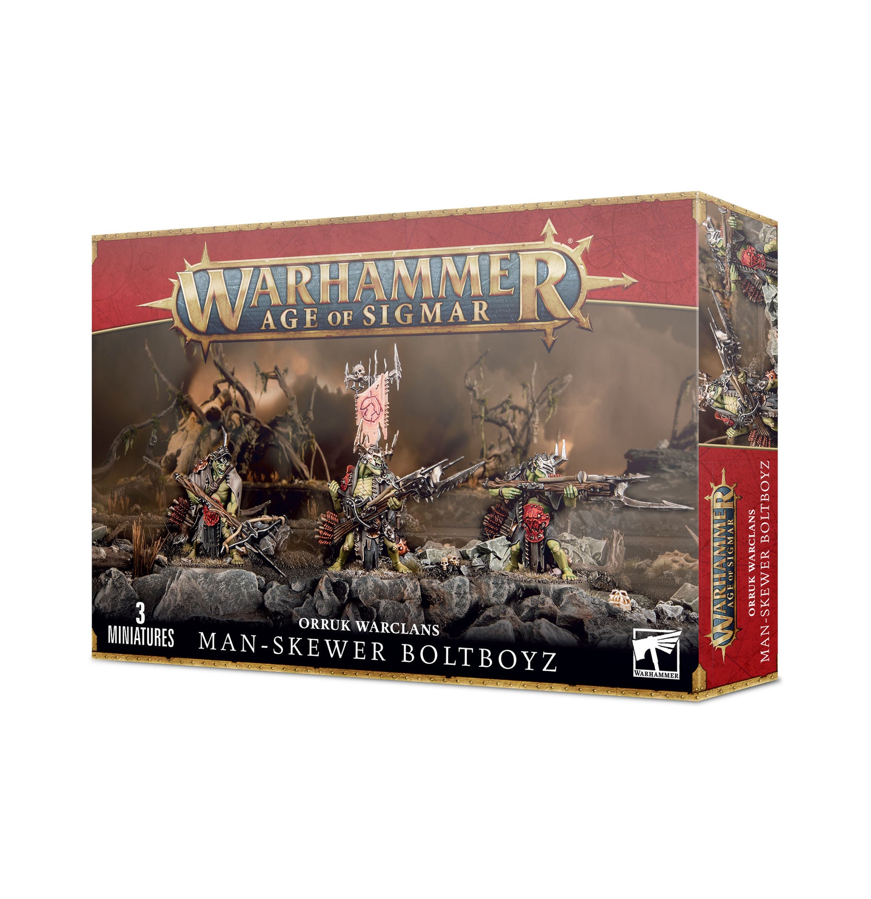 Warhammer Age of Sigmar – Orruk Warclans: Man-Skewer Boltboyz (89-67)