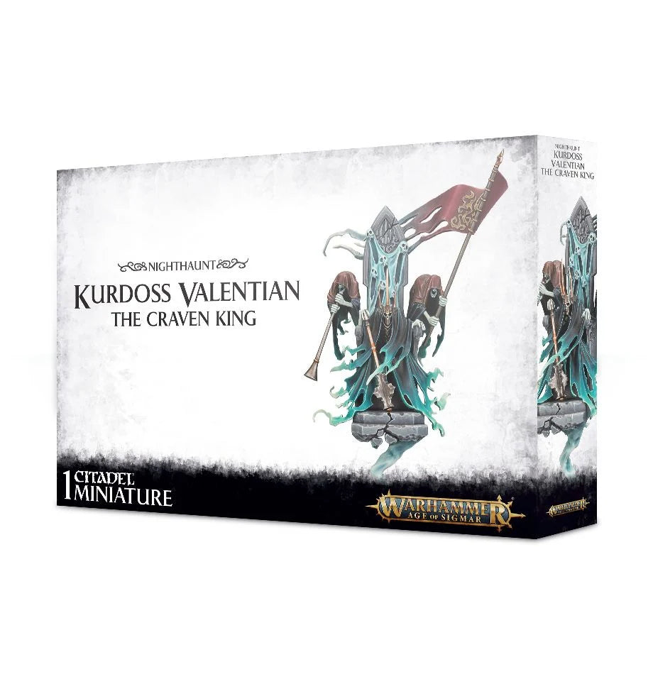Warhammer Age of Sigmar – Nighthaunt: Kurdoss Valentian, the Craven King (91-24)