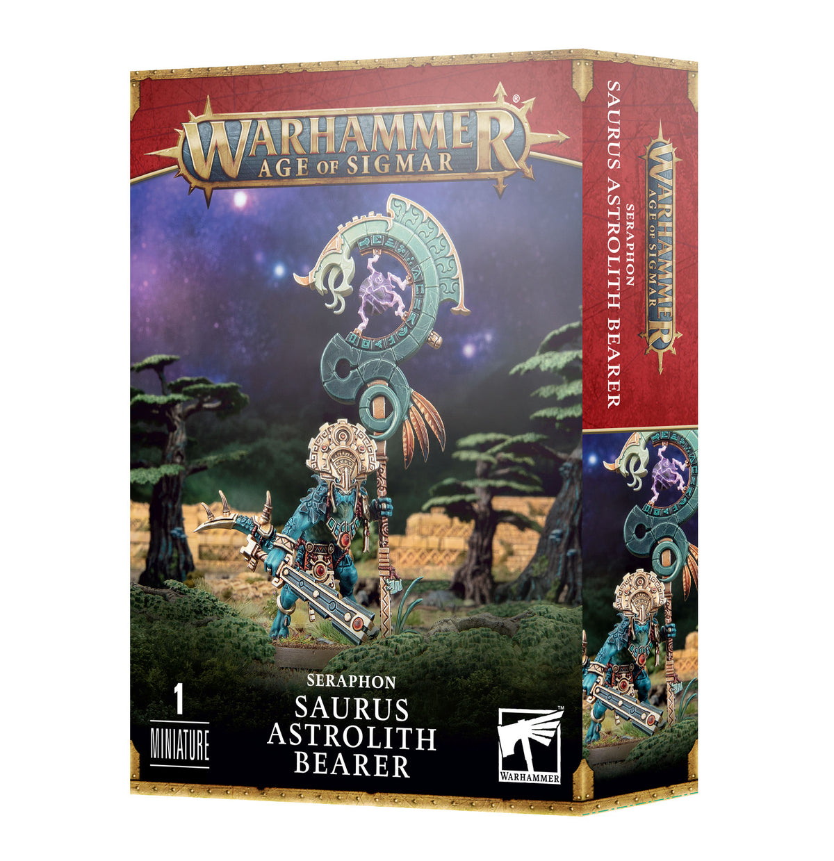 Warhammer Age of Sigmar – Seraphon: Saurus Astrolith Bearer (88-20)