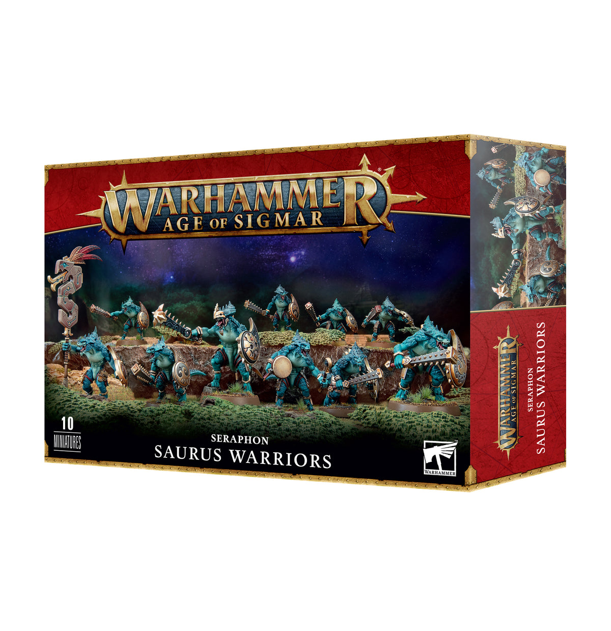 Warhammer Age of Sigmar – Seraphon: Saurus Warriors (88-06)