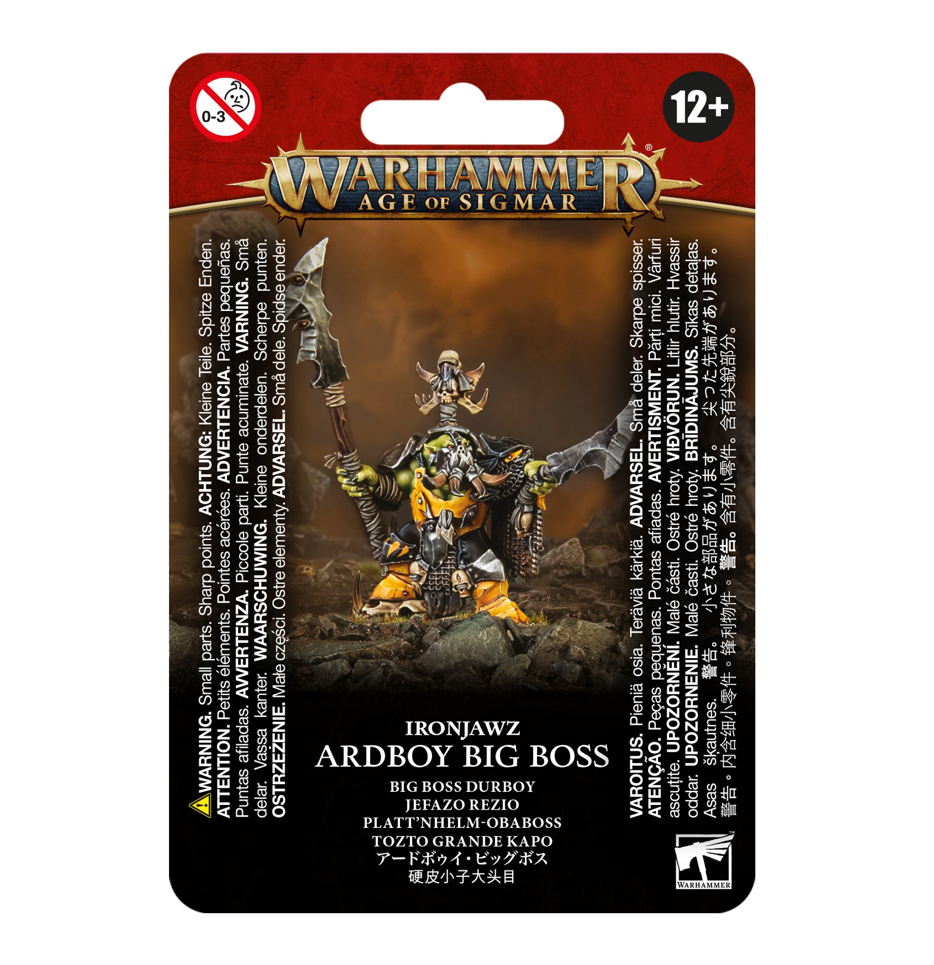 Warhammer Age of Sigmar – Orruk Warclans: Ardboy Big Boss (89-57)