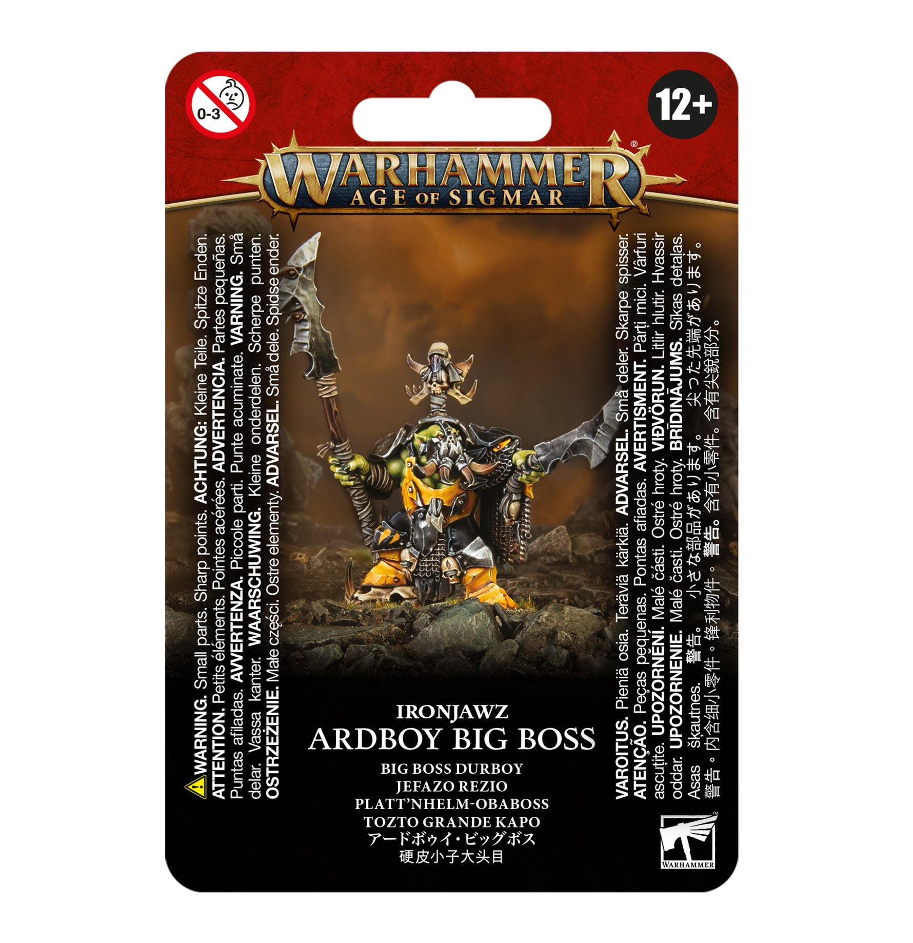 Warhammer Age of Sigmar – Orruk Warclans: Ardboy Big Boss (89-57)