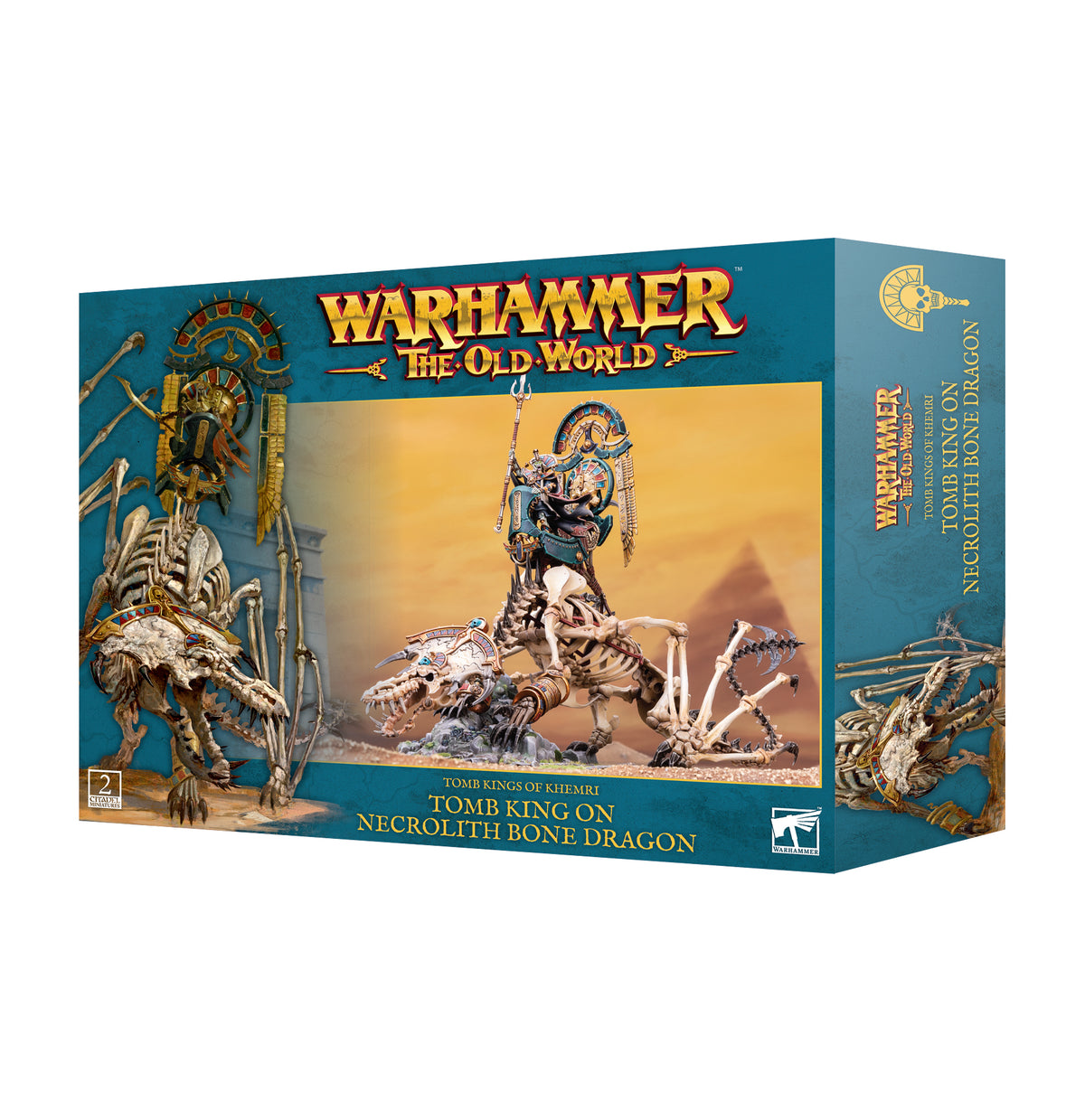 Warhammer: The Old World – Tomb Kings of Khemri: Tomb King on Necrolith Bone Dragon (07-08)