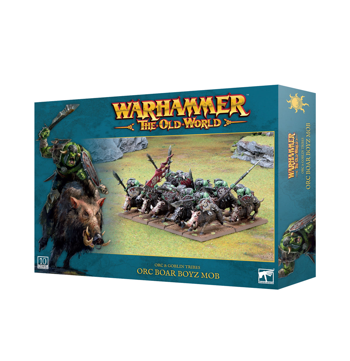 Warhammer: The Old World – Orc & Goblin Tribes: Orc Boar Boyz Mob (09-06)