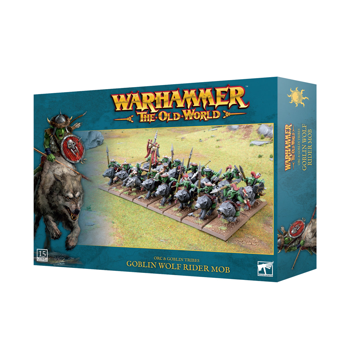 Warhammer: The Old World – Orc & Goblin Tribes: Goblin Wolf Rider Mob (09-09)