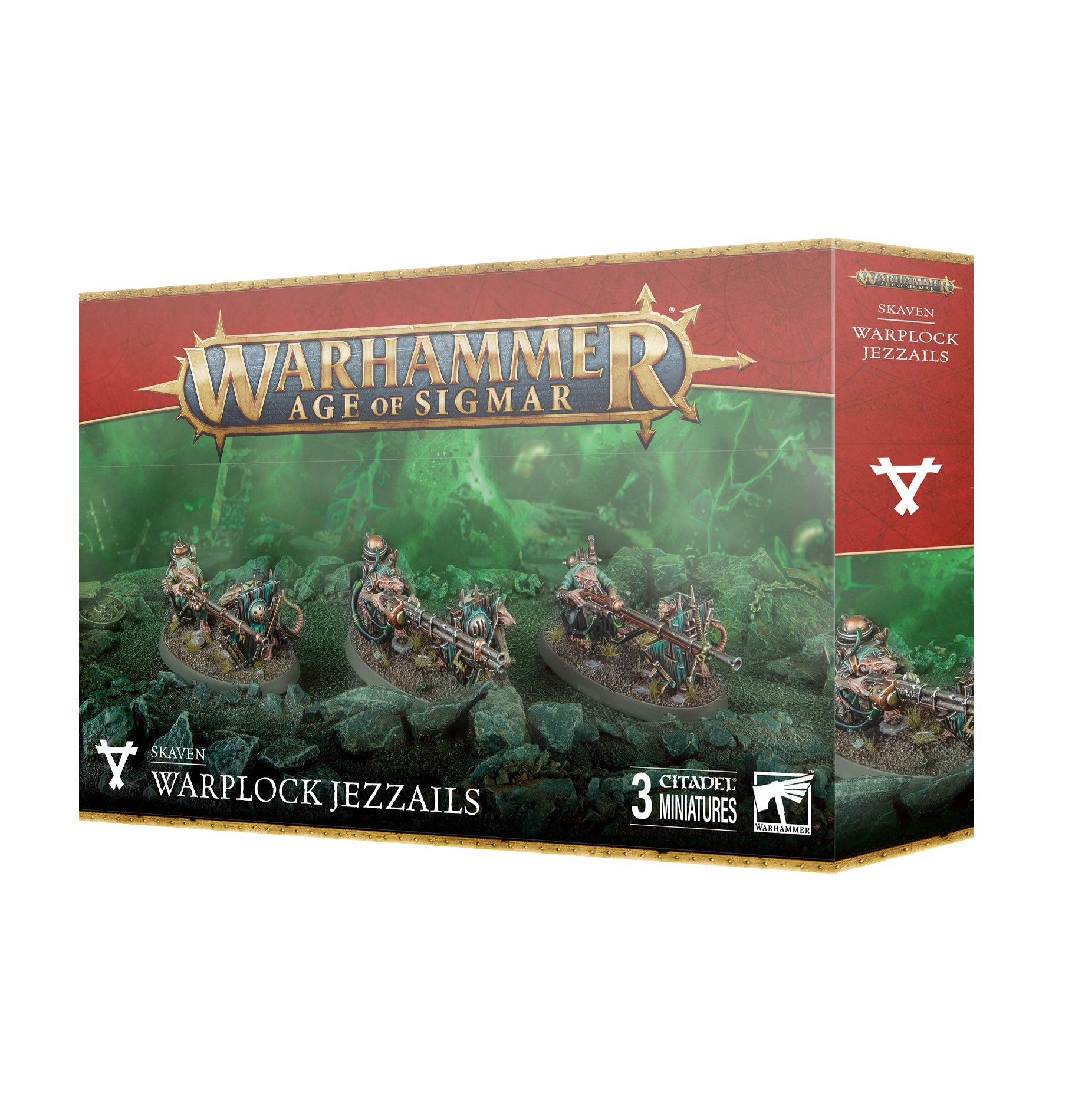 Warhammer Age of Sigmar: Skaven – Warplock Jezzails (90-53)