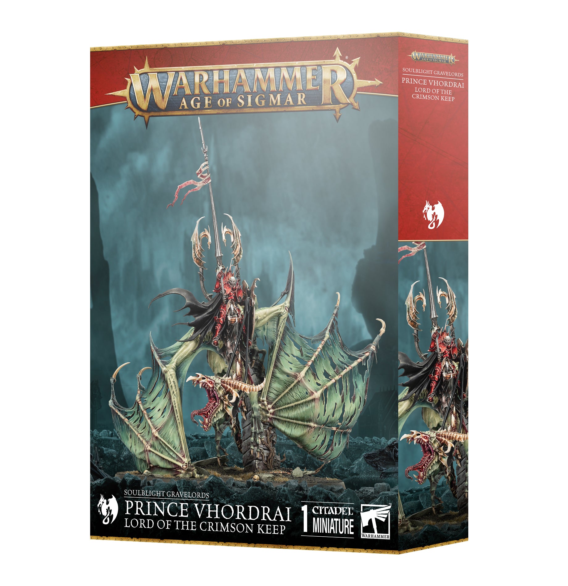 Warhammer Age of Sigmar: Soulblight Gravelords – Prince Vhordrai, Lord of the Crimson Keep (91-80)