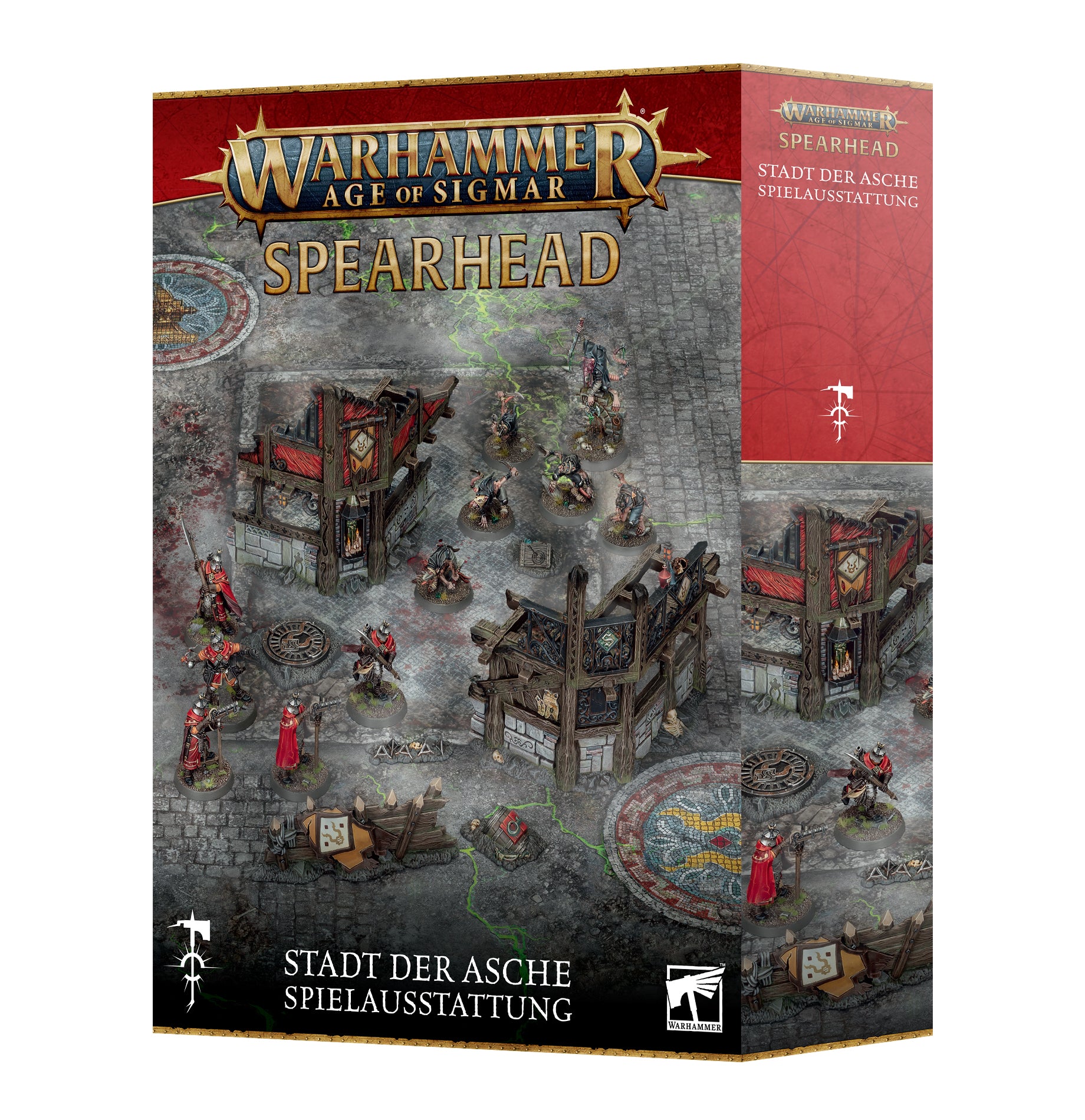 Warhammer: Age of Sigmar – City of Ash Gaming Pack (Deutsch) (80-58)