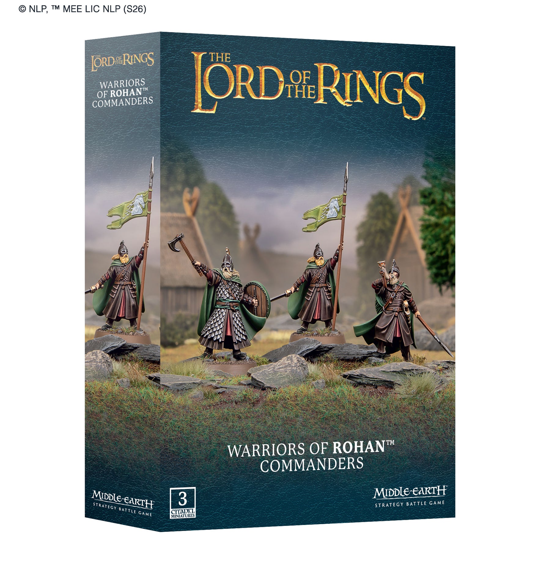 Middle-Earth SBG – Warriors of Rohan Commanders (30-105)