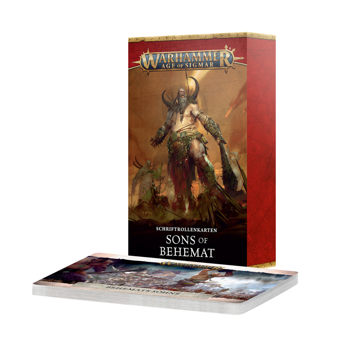 Warhammer Age of Sigmar – Sons of Behemat: Warscroll Cards (English) (93-04-ENG)