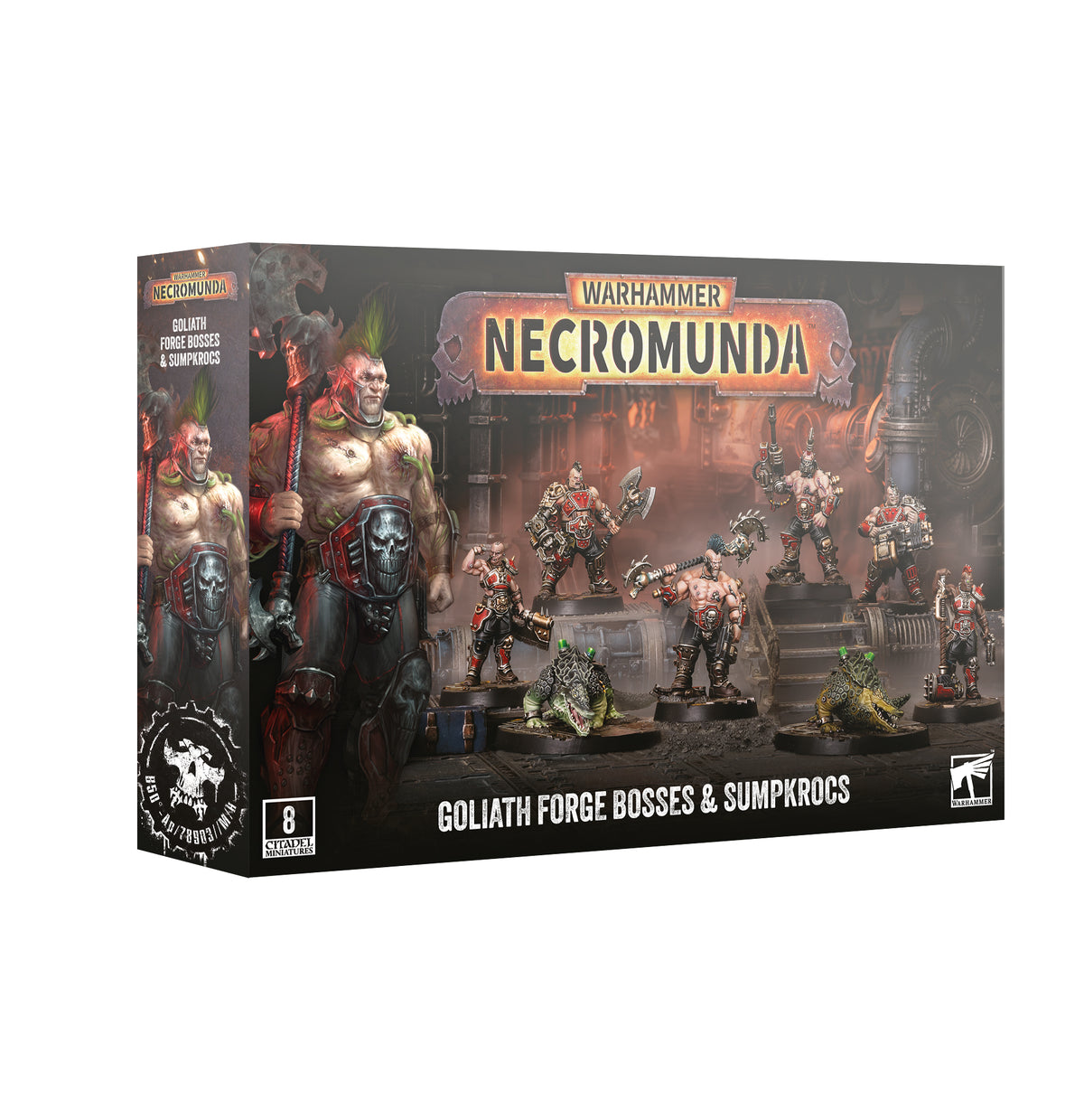 Necromunda – Goliath: Forge Bosses & Sumpkrocs (301-76)