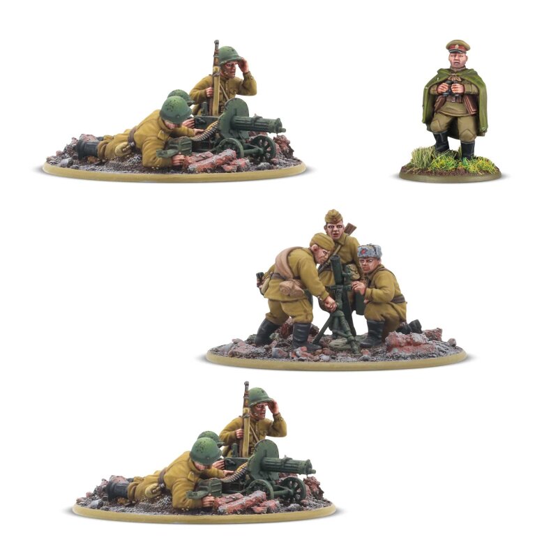 Bolt Action Soviet Infantry Heavy Weapons Platoon
