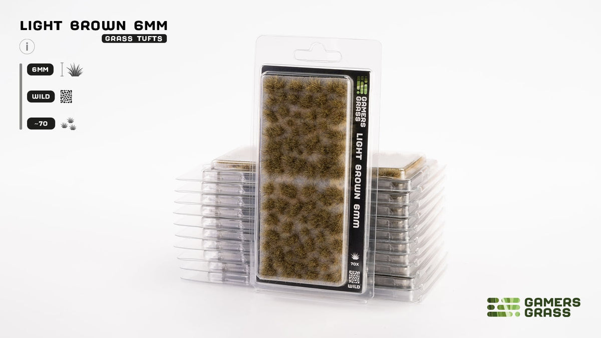 Gamers Grass – Grass Tufts: Light Brown 6mm, Ansicht 3