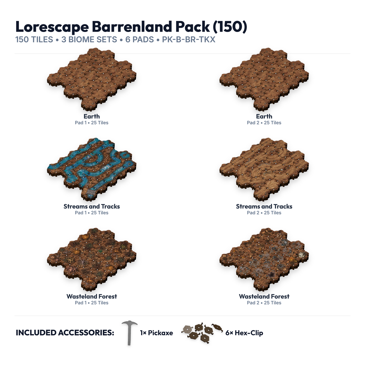 Lorescape – Terrain Tiles: Barrenland Pack