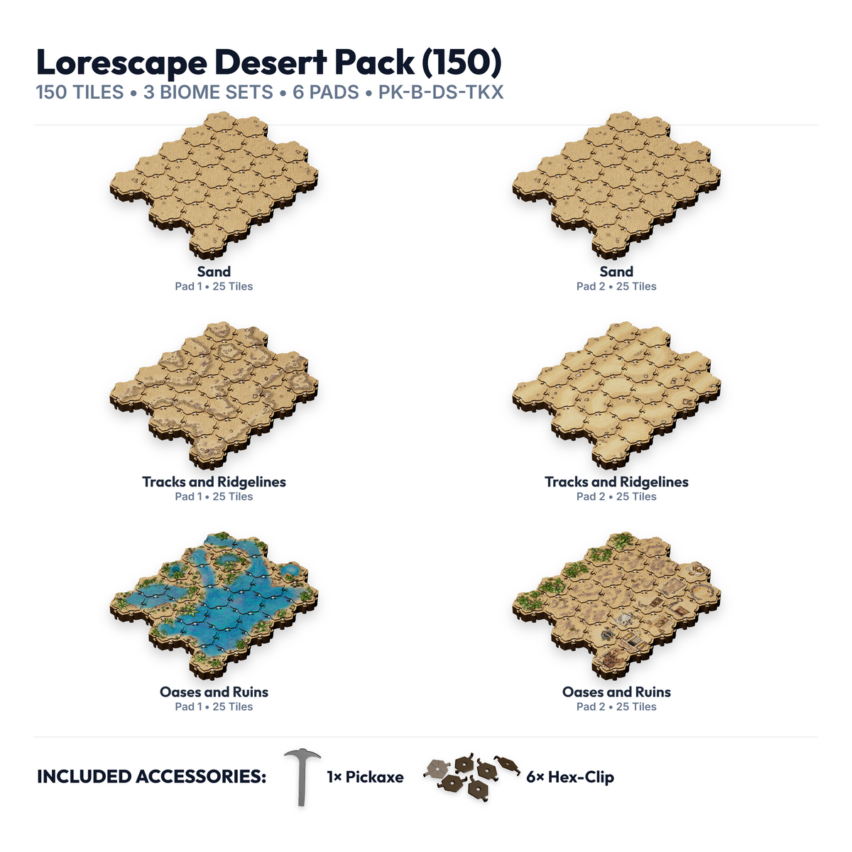 Lorescape – Terrain Tiles: Desert Pack