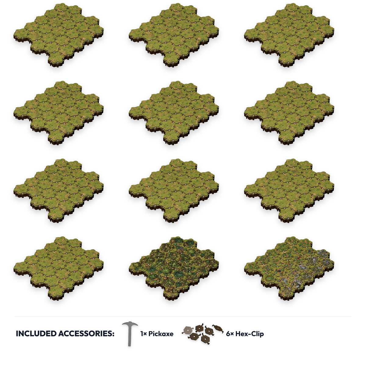 Lorescape – Terrain Tiles: Grassland Battlefield Pack
