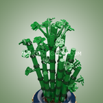 Mould King 24121 Bambus-Bonsai Klemmbaustein-Modell, Seitenansicht