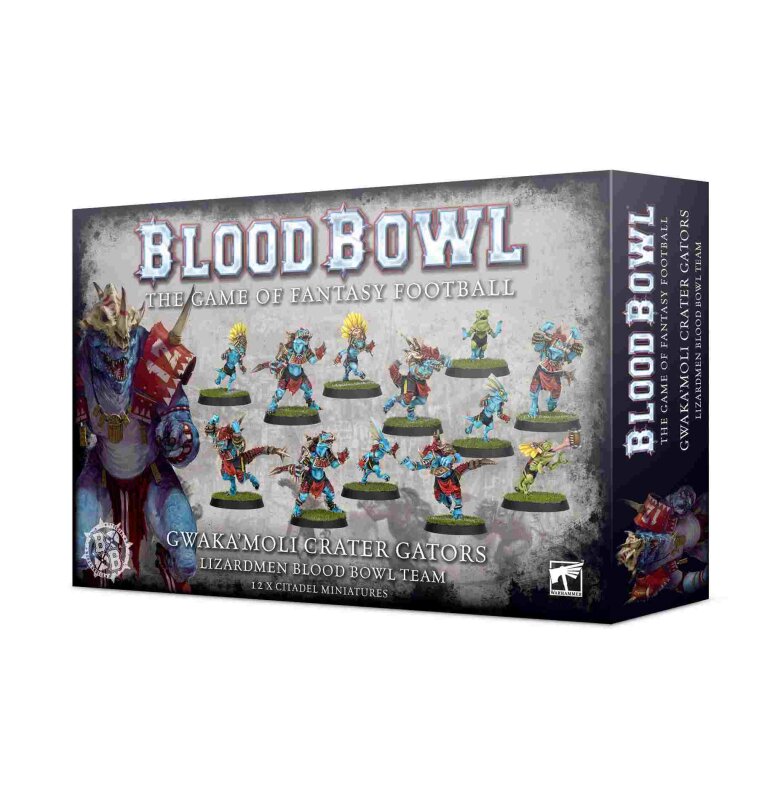 Warhammer - Blood Bowl: Lizardmen Team - Gwaka'moli Crater Gators (200-74)
