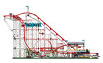 Mould King®11012 - Roller Coaster - Looping Achterbahn – Bild 2