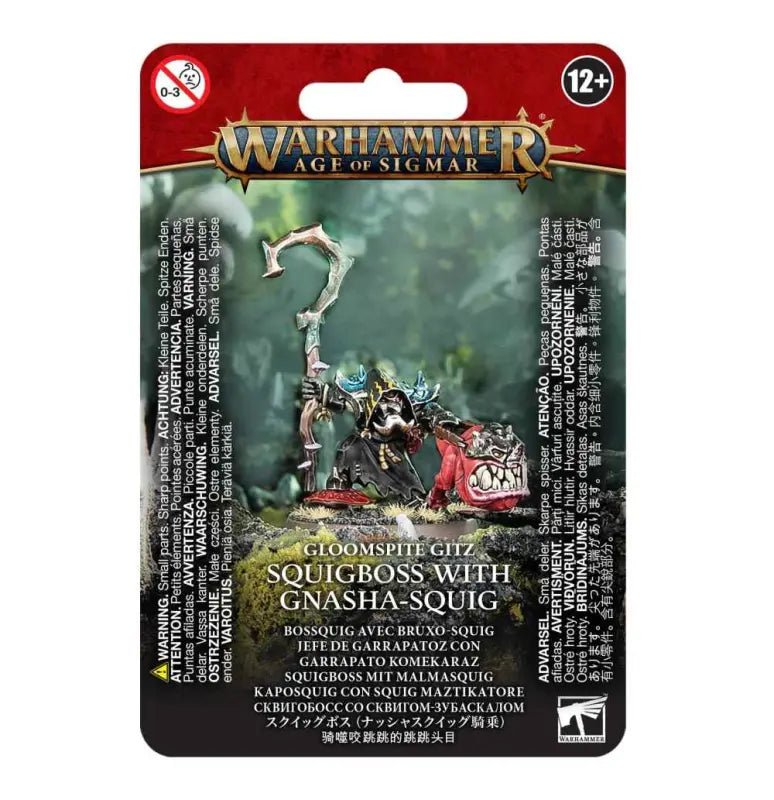Warhammer Age of Sigmar – Gloomspite Gitz: Squigboss with Gnasha-Squig (89-75)