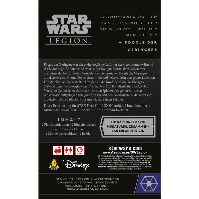 Star Wars: Legion – Sun Fac & Poggle der Geringere – Bild 5