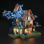 Lumibricks 20006 Sylvan Inn Klemmbaustein-Modell, beleuchtete Ansicht