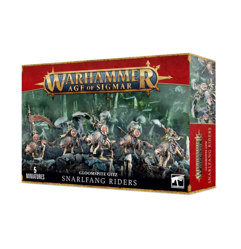 Warhammer Age of Sigmar – Gloomspite Gitz: Snarlfang Riders (89-76)